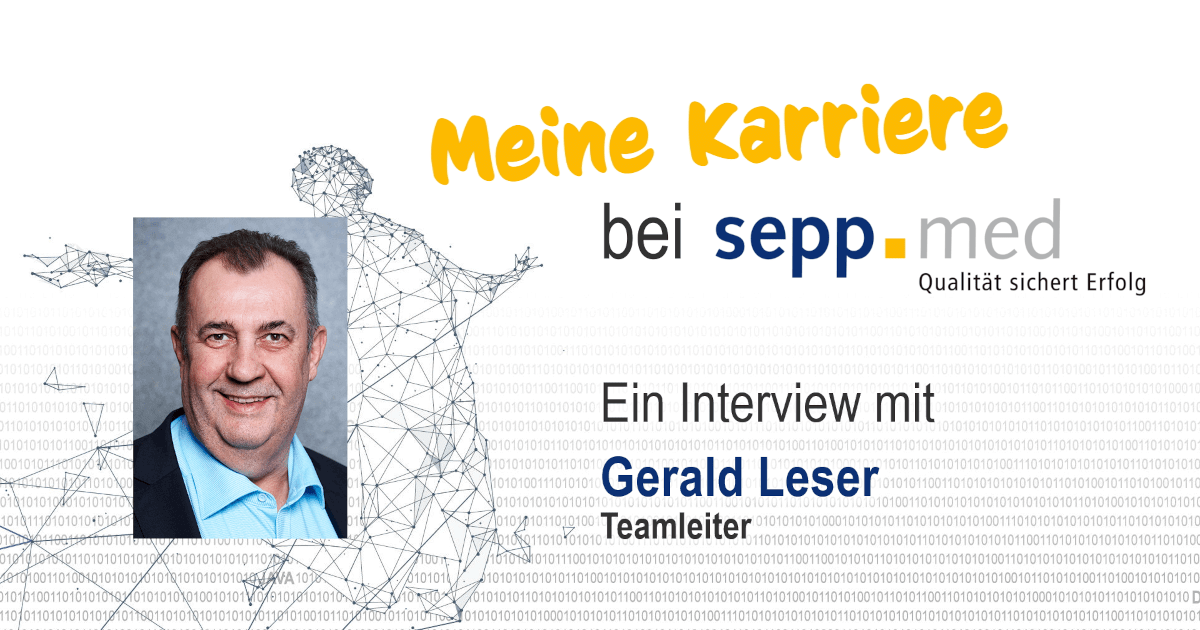 „Meine Karriere bei sepp.med“: Ein Interview mit Teamleiter Gerald Leser