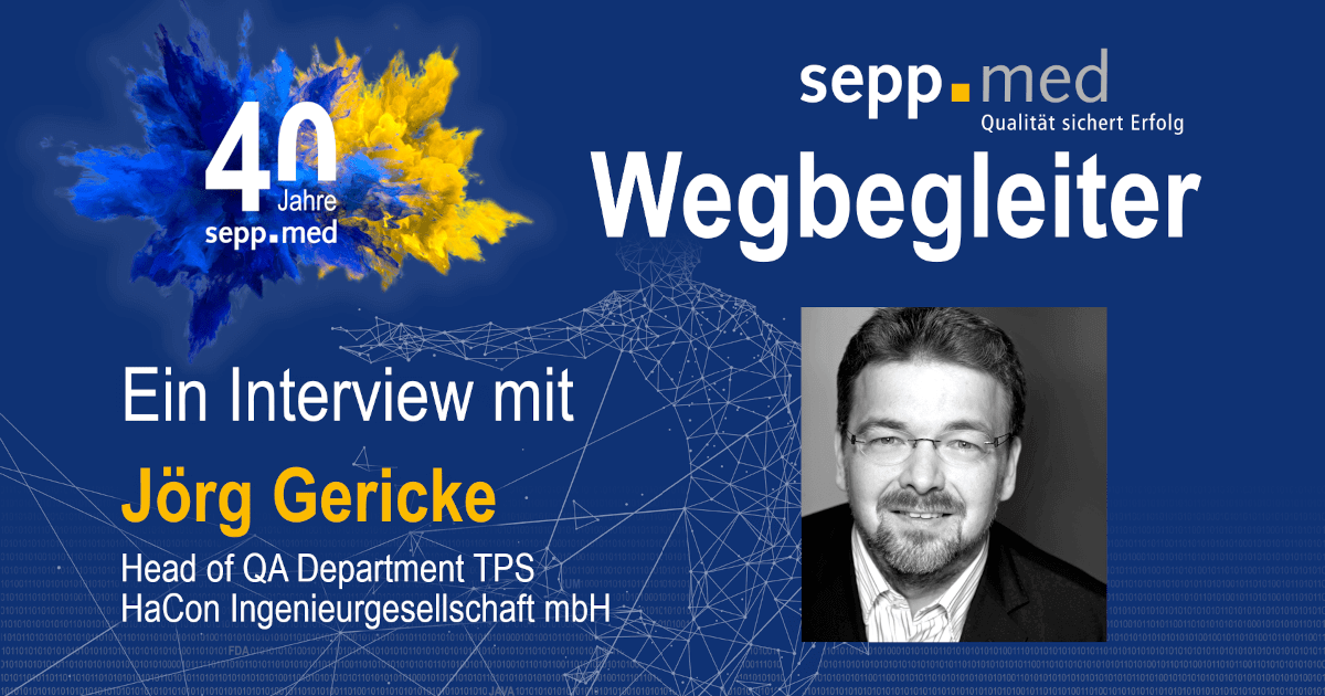 40 Jahre sepp.med – Ein Rückblick mit Jörg Gericke