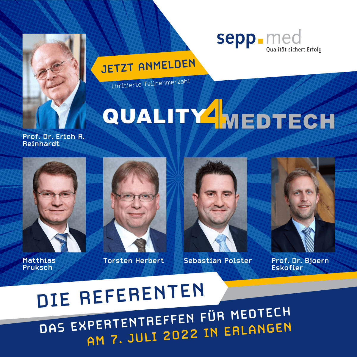 Quality4Medtech – Die Referenten quadratisch